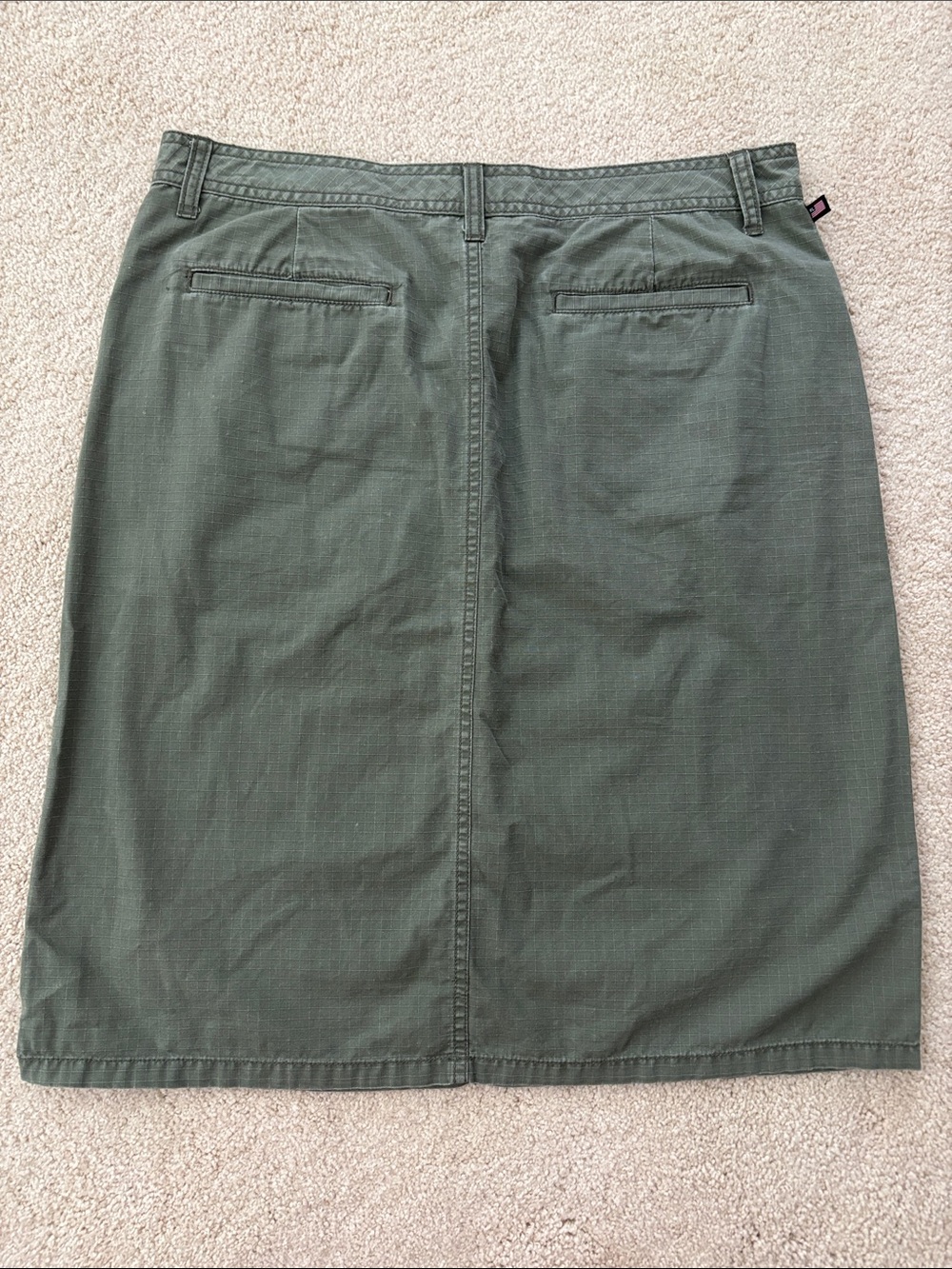 Women’s Vintage Polo Jeans Company Ralph Lauren Y2K Military Green Skirt Size 10 - Picture 4 of 7